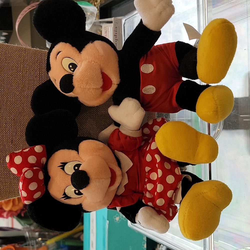Mickey and Minne Mouse